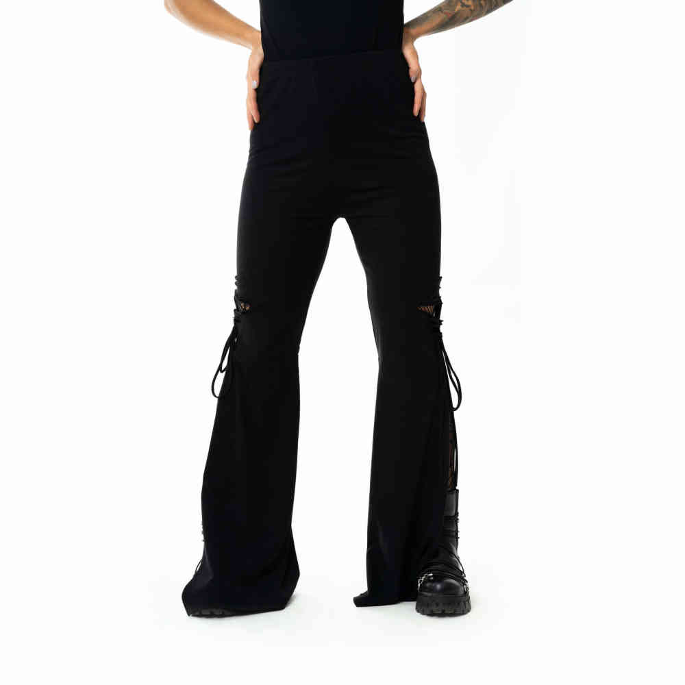 Innocent Lifestyle - Birdie Long Leg Flared broek - Zwart